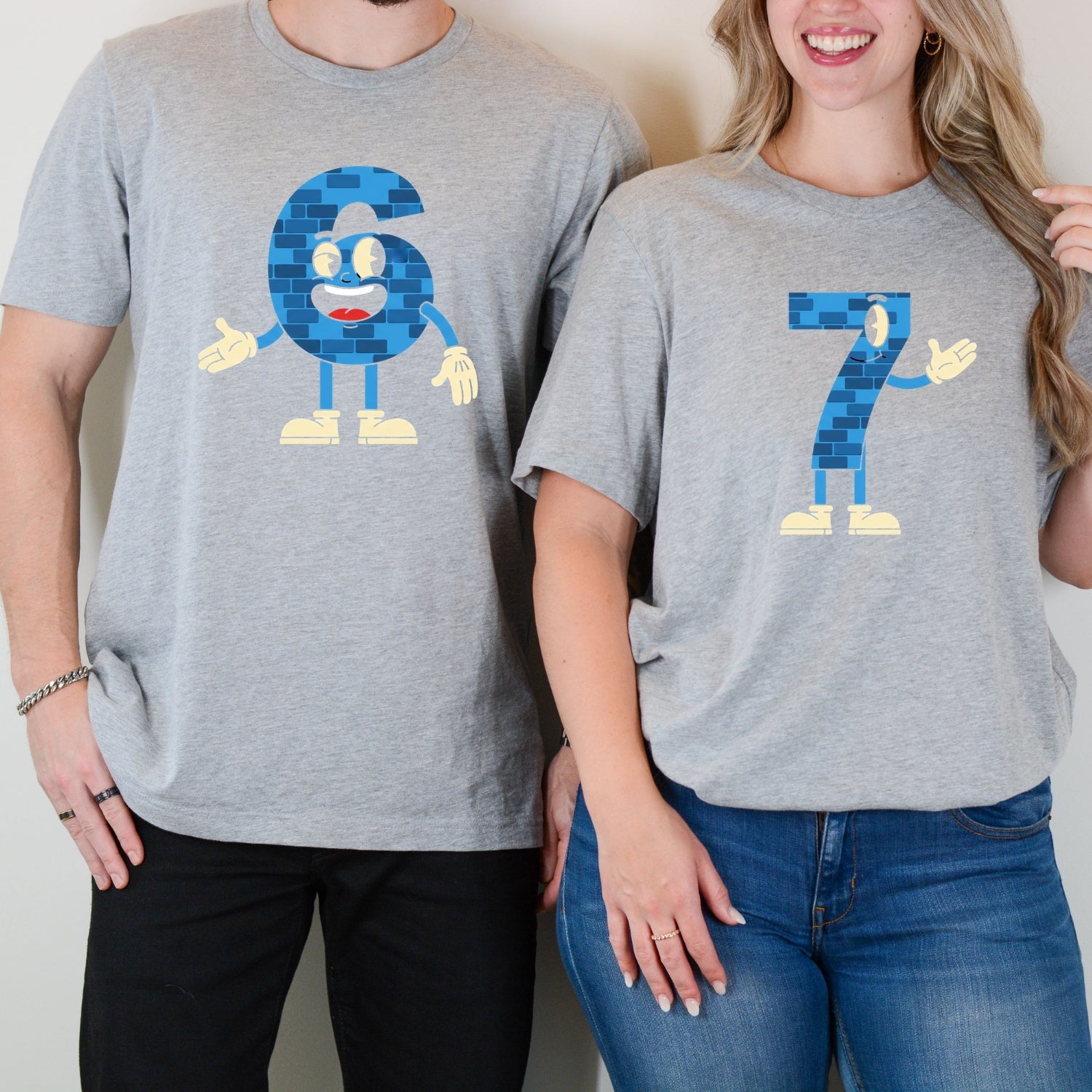 6 7 Costume Matching T-Shirts For Couples