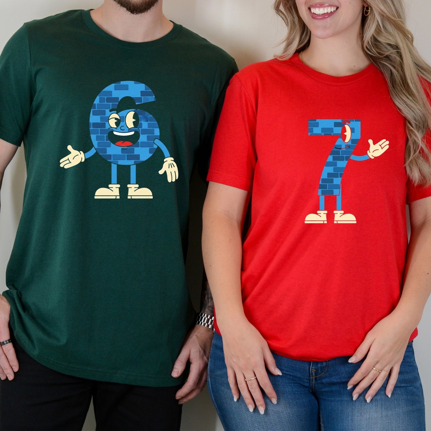 6 7 Costume Matching T-Shirts For Couples
