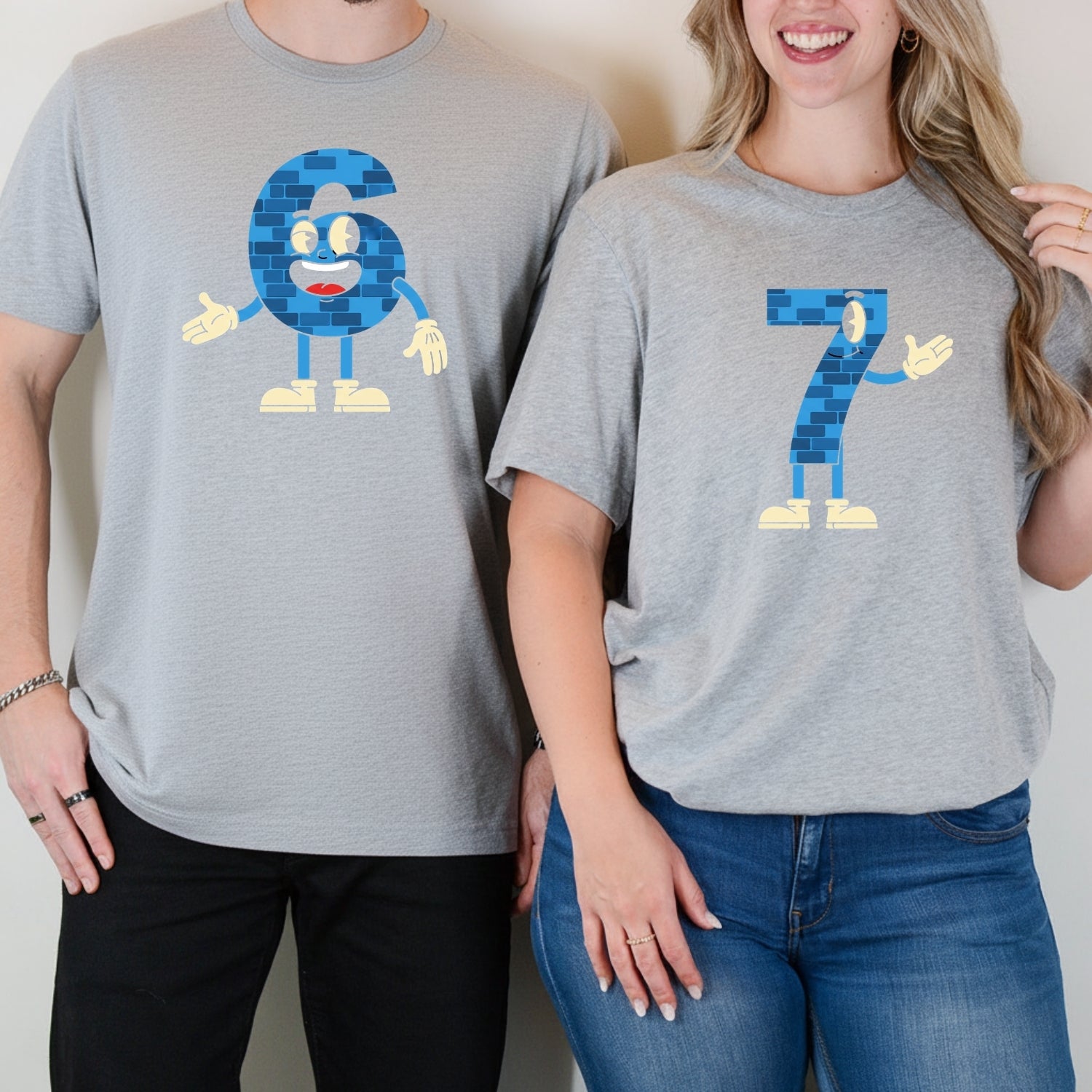 6 7 Costume Matching T-Shirts For Couples