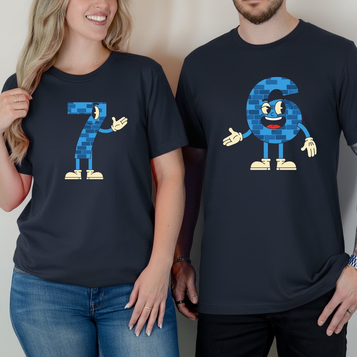 6 7 Costume Matching T-Shirts For Couples
