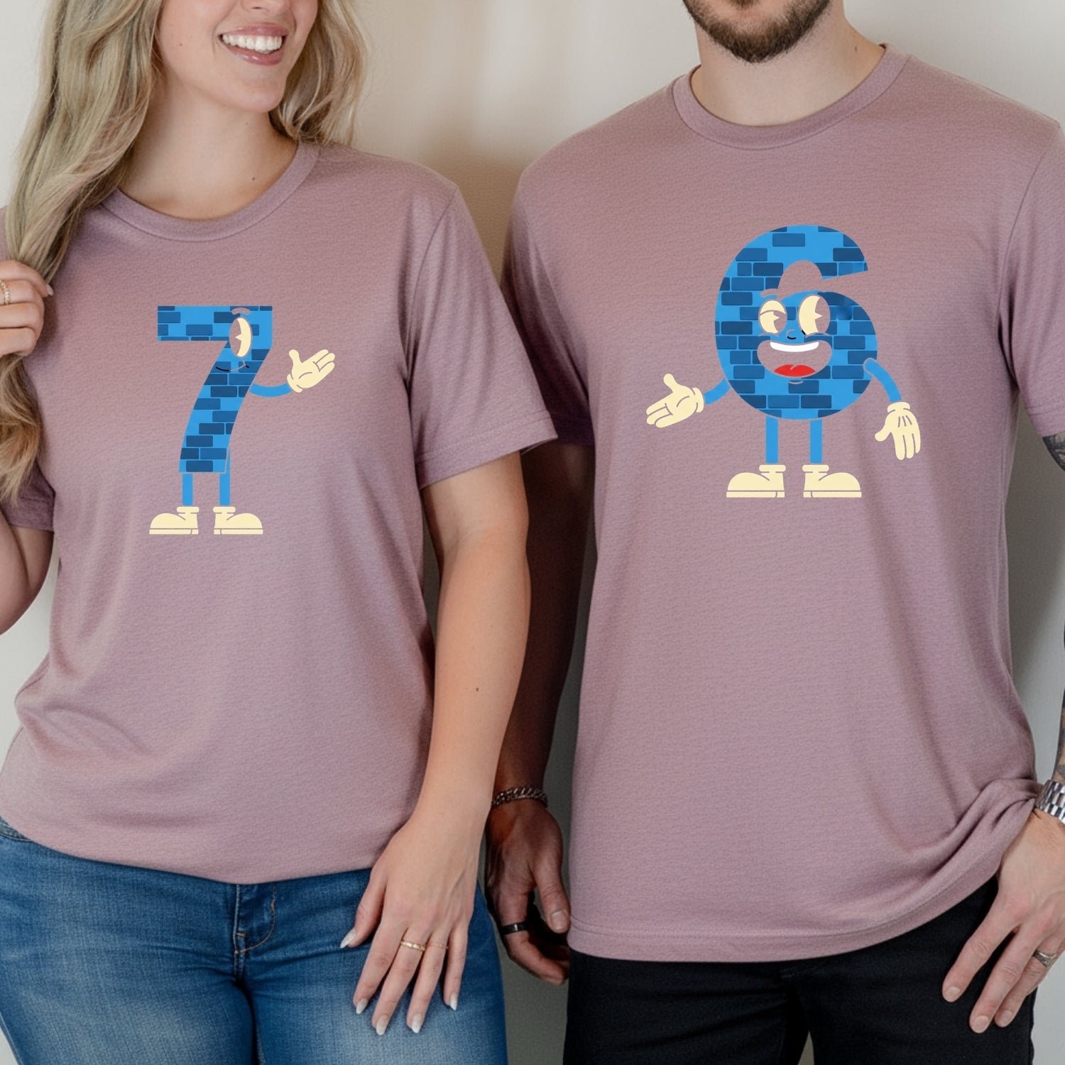 6 7 Costume Matching T-Shirts For Couples