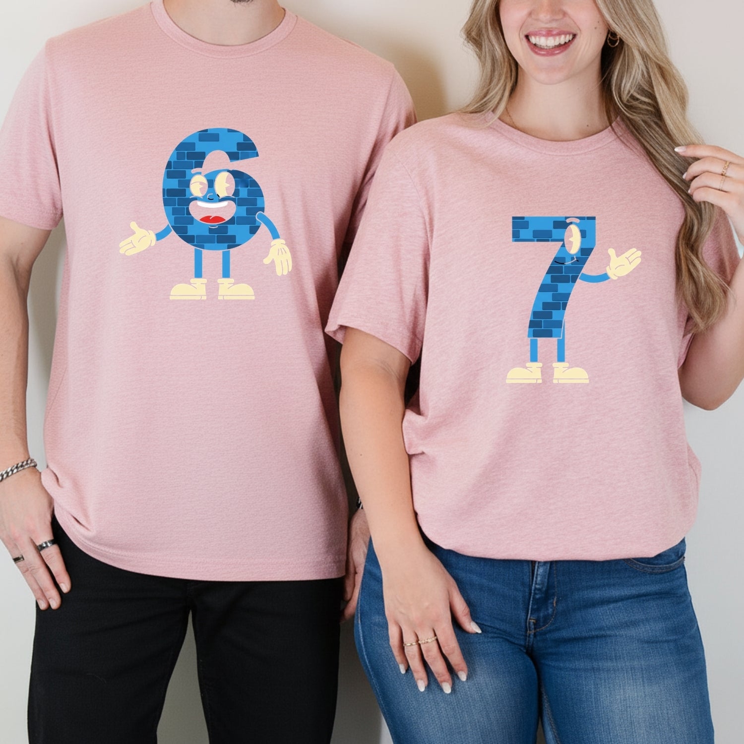 6 7 Costume Matching T-Shirts For Couples