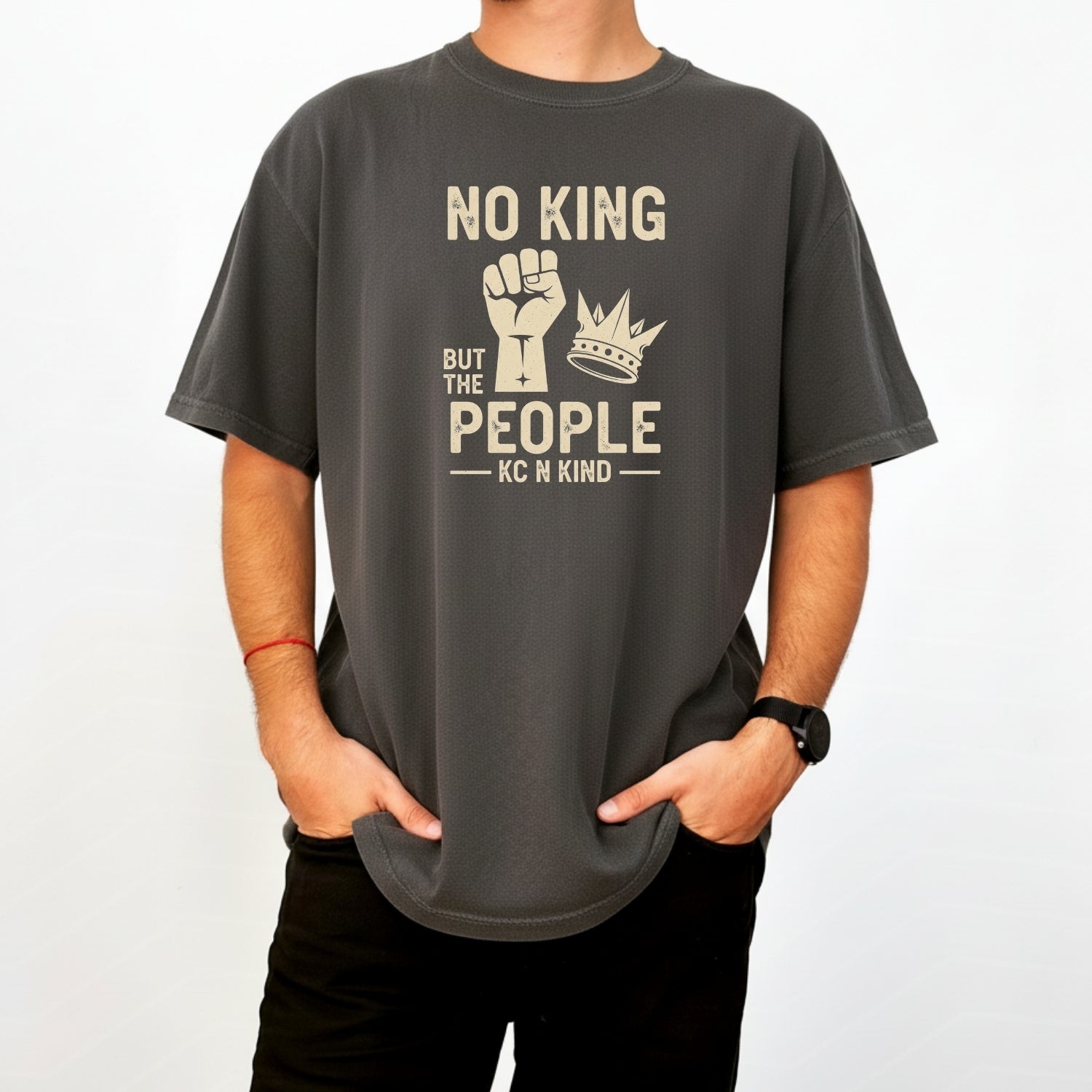 No King But The People T-Shirt – Unisex Equality & Empowerment Tee