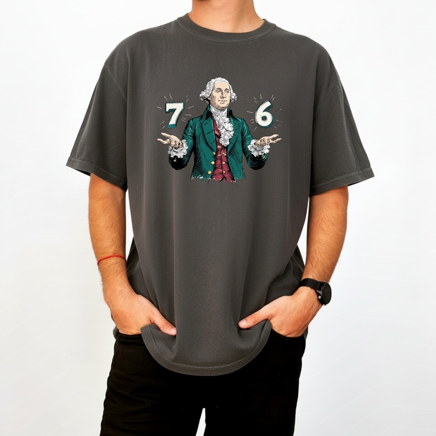 Six Seven Shirt – Vintage George Washington American History Graphic Tee