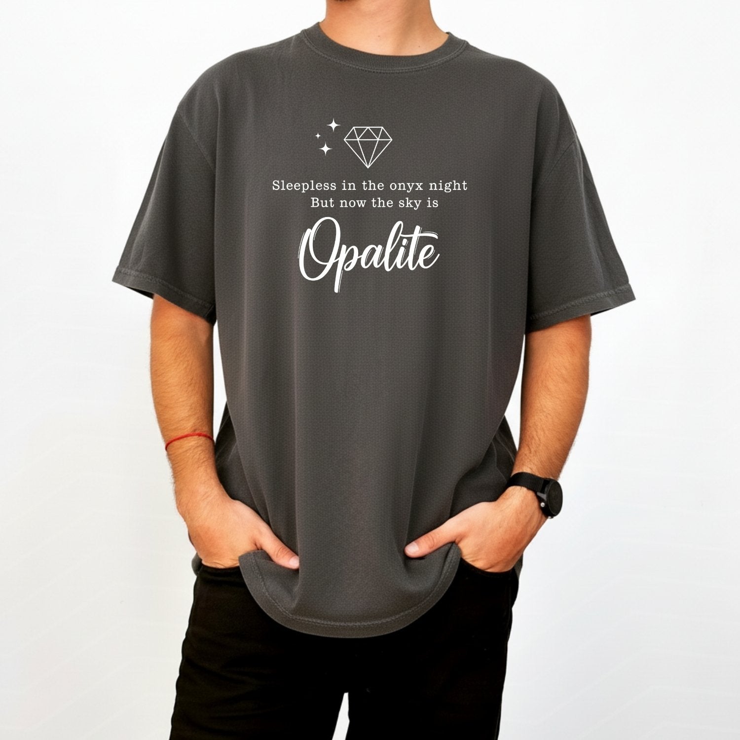 Opalite Sky Shirt – Sleepless in the Onyx Night Poetic Crystal Tee