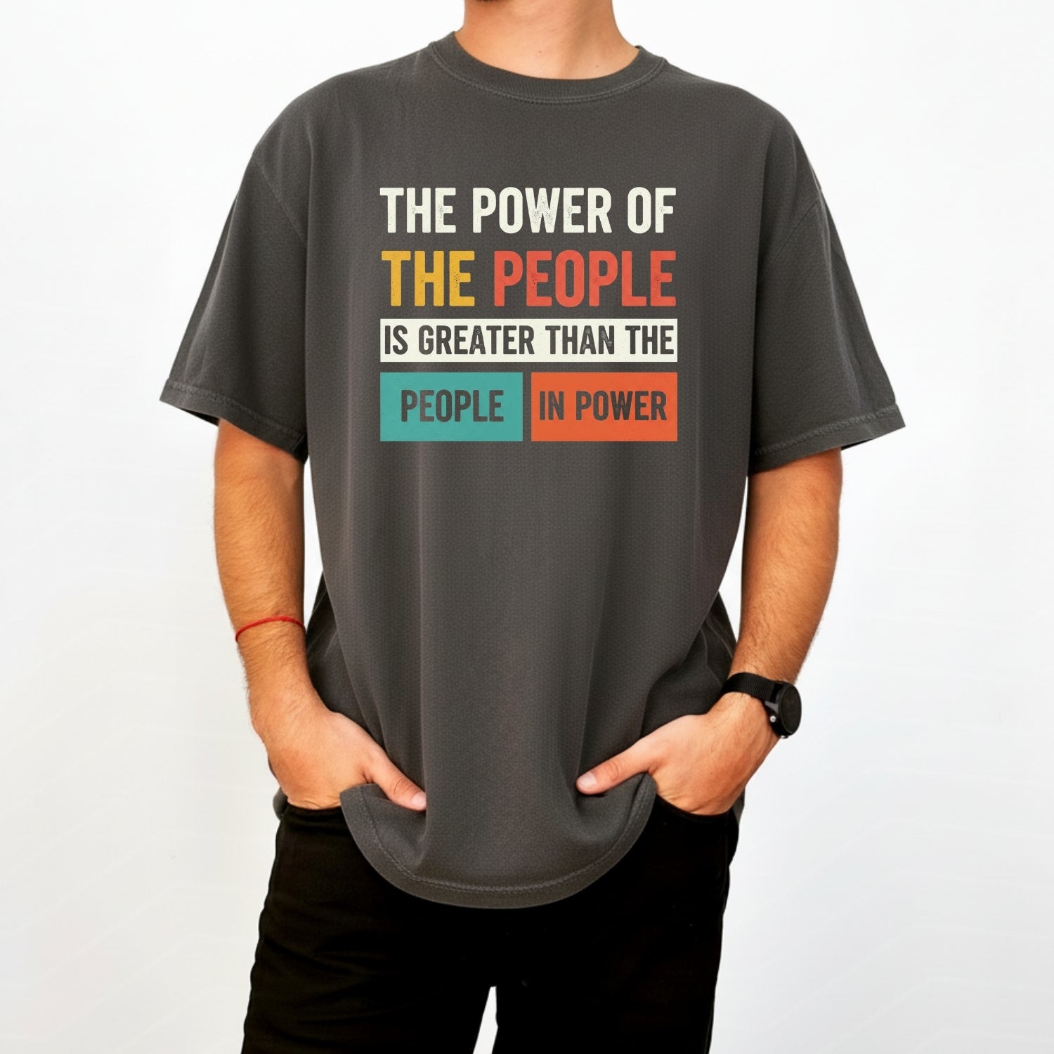 The Power of the People T-Shirt – Retro Comfort Graphic Tee – Freedom & Solidarity Top