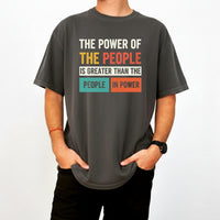 The Power of the People T-Shirt – Retro Comfort Graphic Tee – Freedom & Solidarity Top