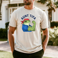 Aunt Tifa Resist Frog T-Shirt – Humorous Graphic Tee for Adults