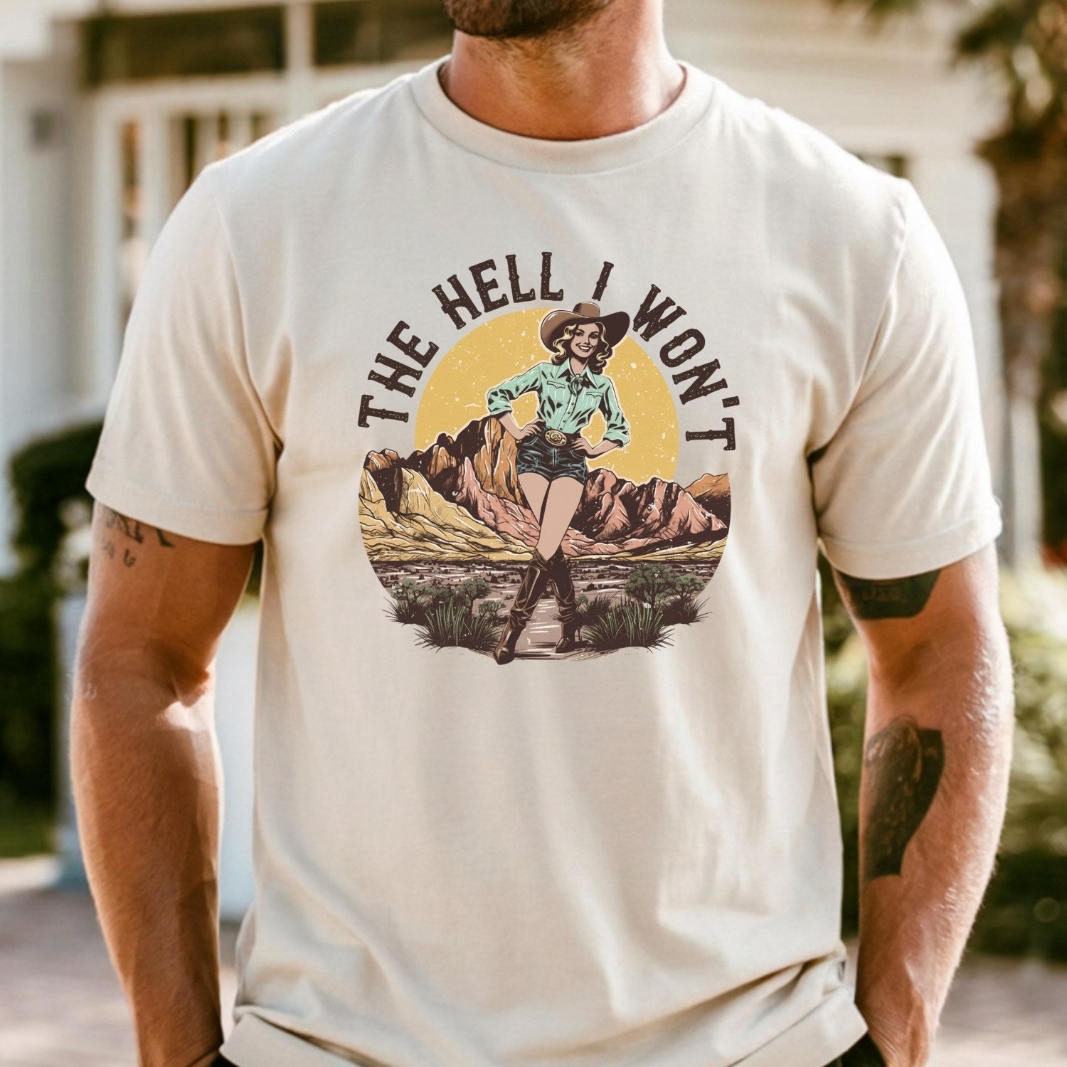 The Hell I Won’t T-Shirt – Retro Feminist Tee, Equality & Strength Gift Idea