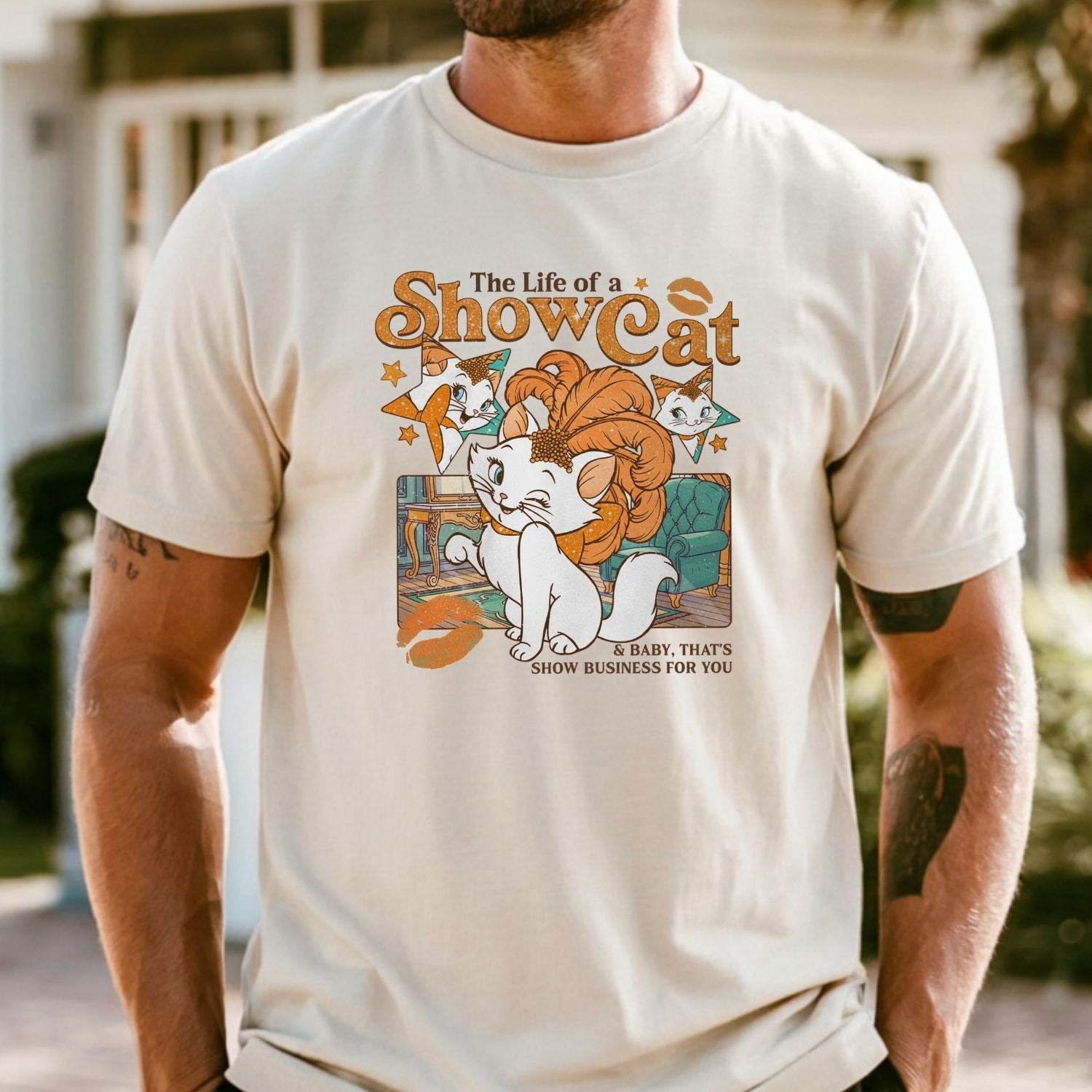 Vintage Showcat Shirt - The Life of a Show Cat Tee - Retro Cat Lover T-Shirt for Women