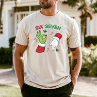Six Seven Christmas T-Shirt – Funny Holiday Meme Graphic Tee