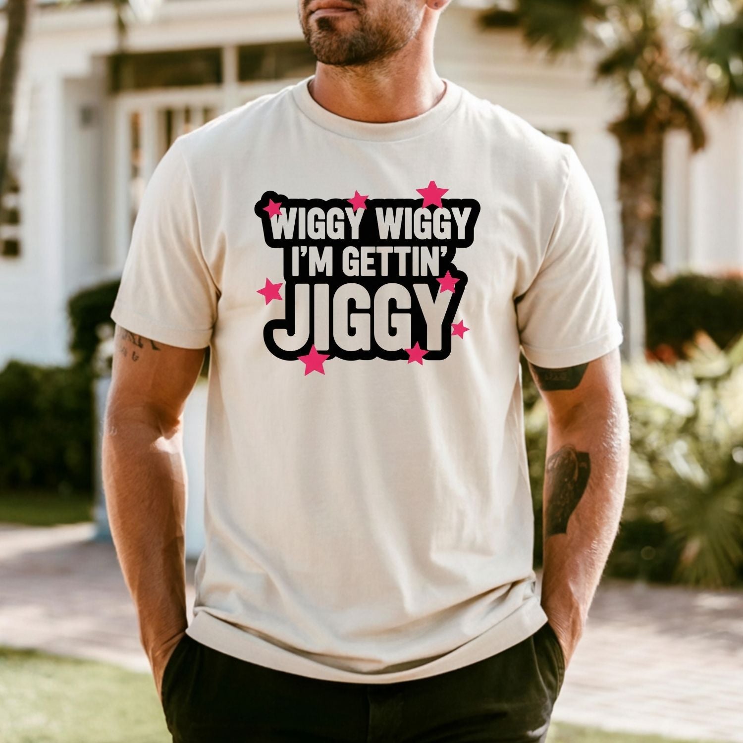 Vintage 90s Boyband T-Shirt – Wiggy Wiggy I’m Gettin Jiggy Retro Tour Tee
