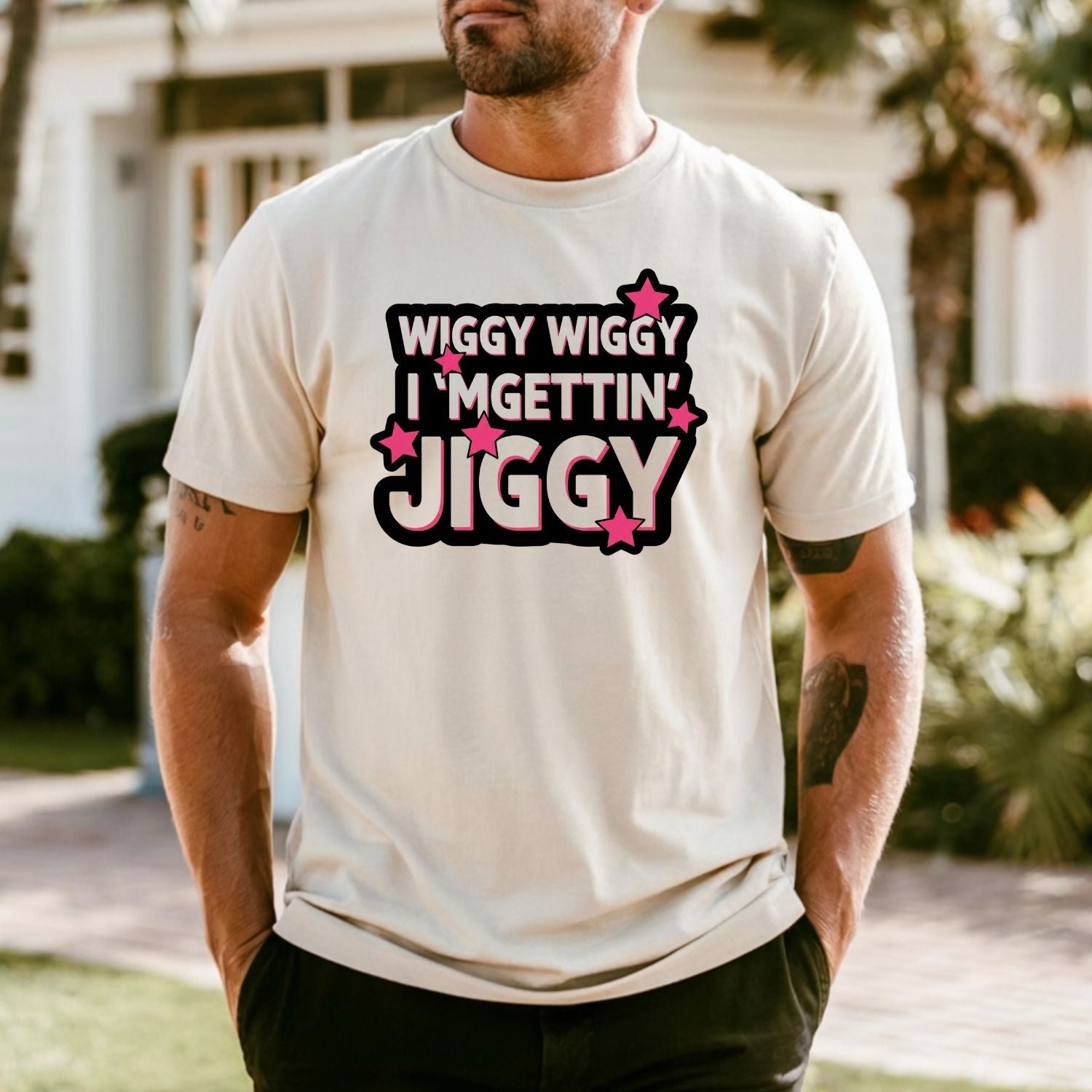 Vintage 90s Boyband T-Shirt – Wiggy Wiggy I’m Gettin’ Jiggy Retro Tour Tee