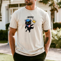 No Kings Shirt – Black Cat Parody Tee – Funny Democracy Meme T-Shirt