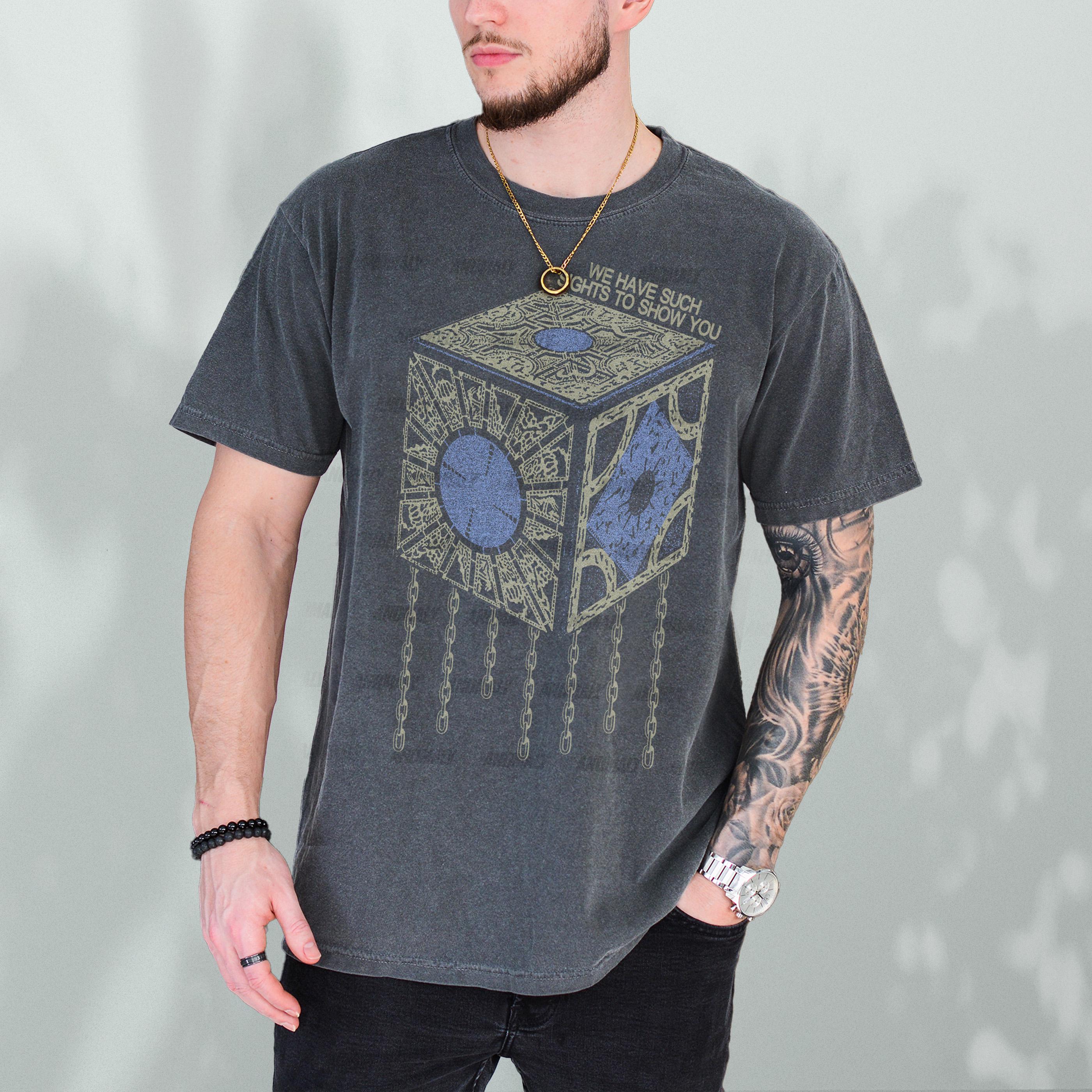 80s Horror Movie Graphic Tee – Lament Configuration Retro Pinhead T-Shirt