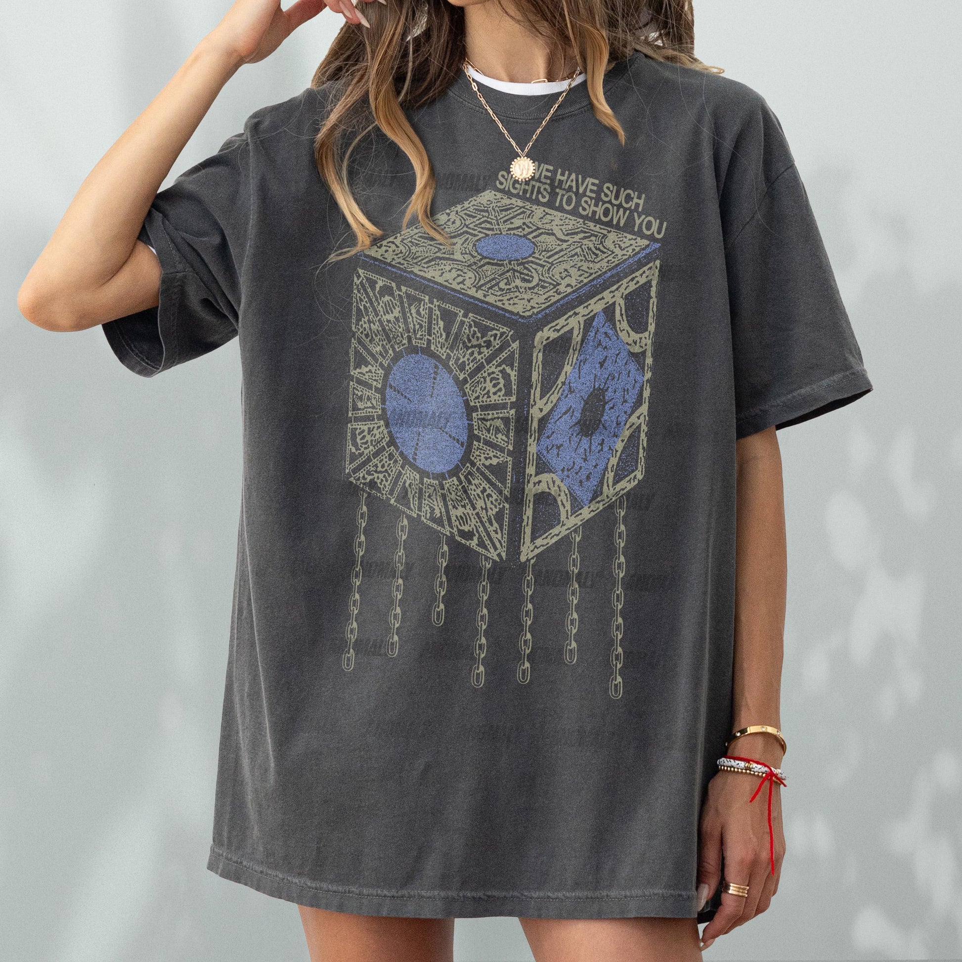 80s Horror Movie Graphic Tee – Lament Configuration Retro Pinhead T-Shirt