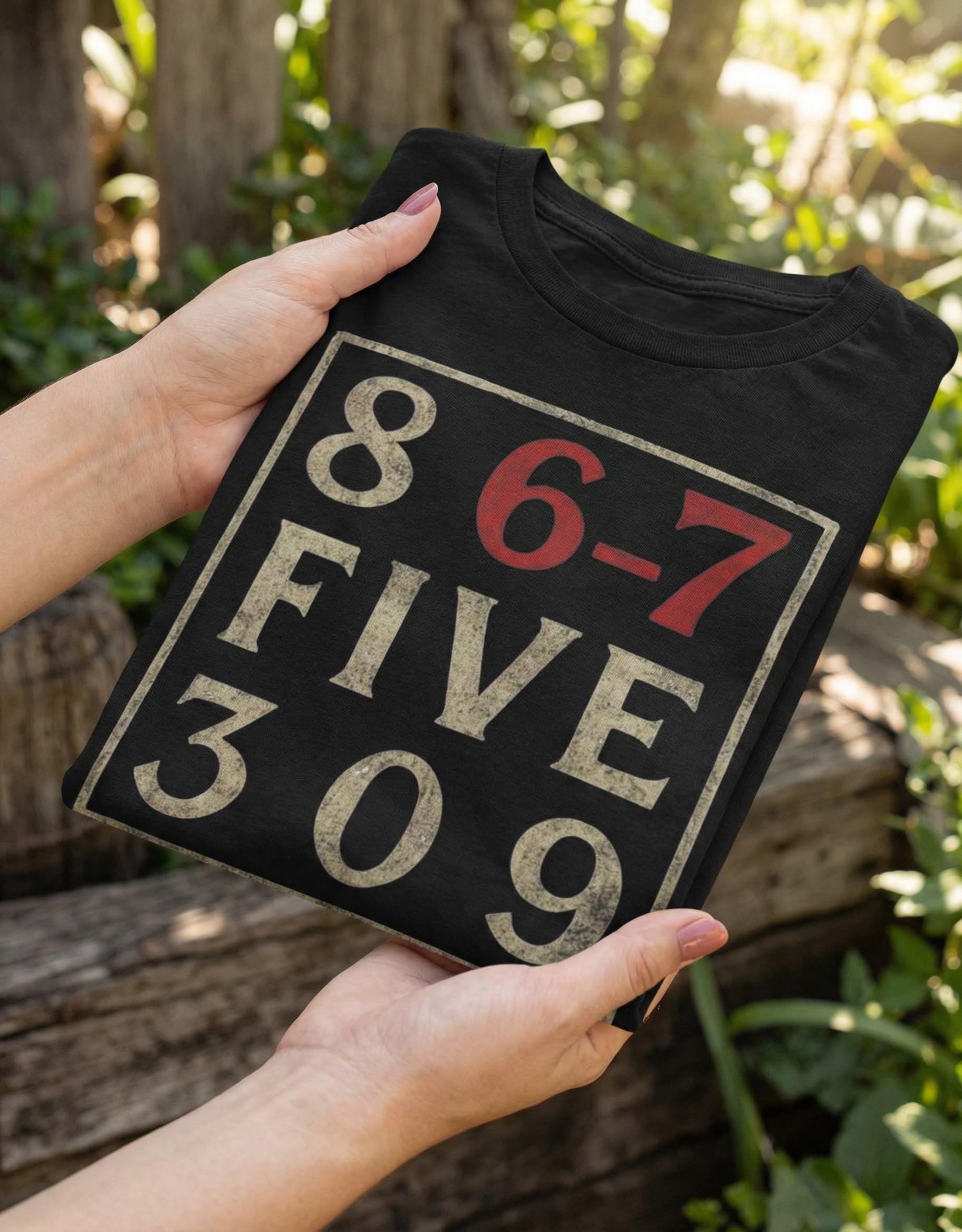 80s Retro 867-5309 T-Shirt – Funny Vintage Distressed Graphic Tee