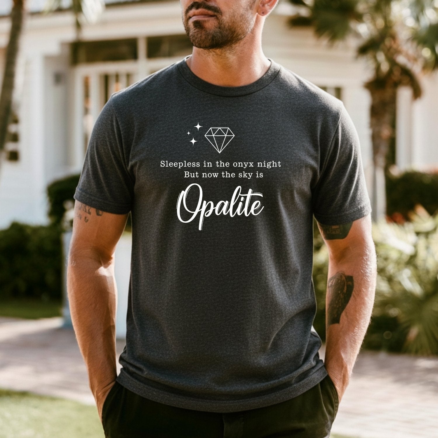 Opalite Sky Shirt – Sleepless in the Onyx Night Poetic Crystal Tee