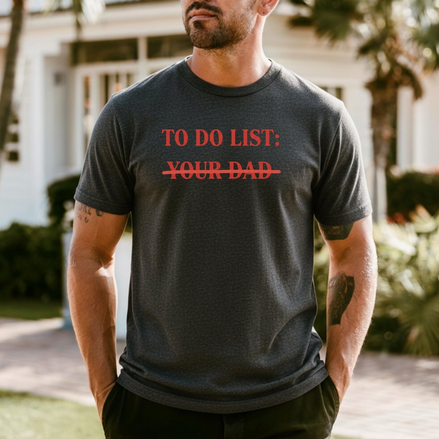 To Do List Tee – Funny Sarcastic Humor Shirt – Sassy Wordplay Graphic Top