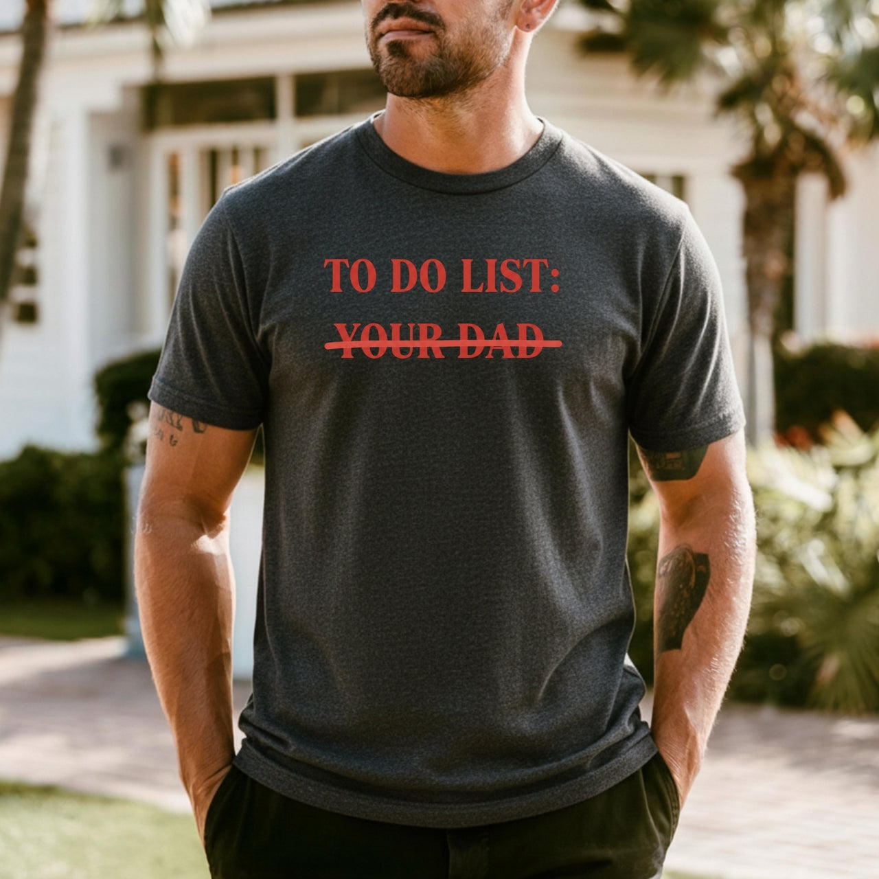 To Do List Tee – Funny Sarcastic Humor Shirt – Sassy Wordplay Graphic Top