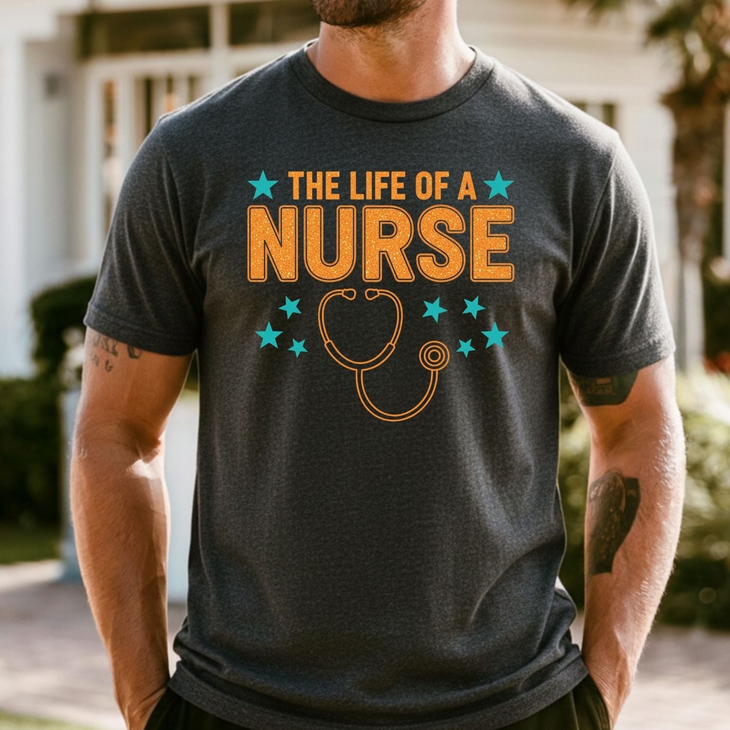 Nurse Showgirl Shirt - The Life of a Nurse Tee - Funny Nurse Appreciation Gift T-Shirt