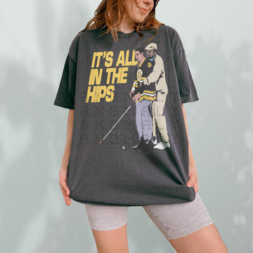 90s Golf Movie T-Shirt – It’s All in the Hips Funny Retro Tee