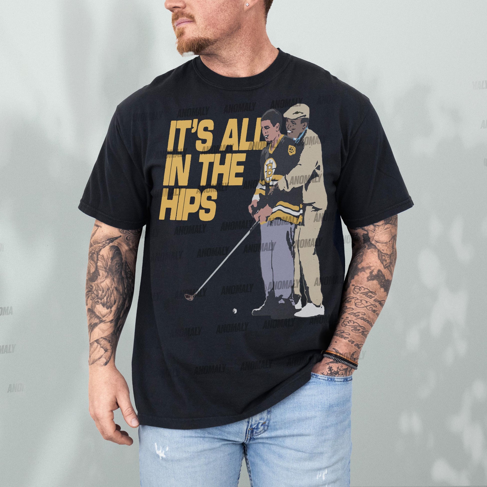 90s Golf Movie T-Shirt – It’s All in the Hips Funny Retro Tee