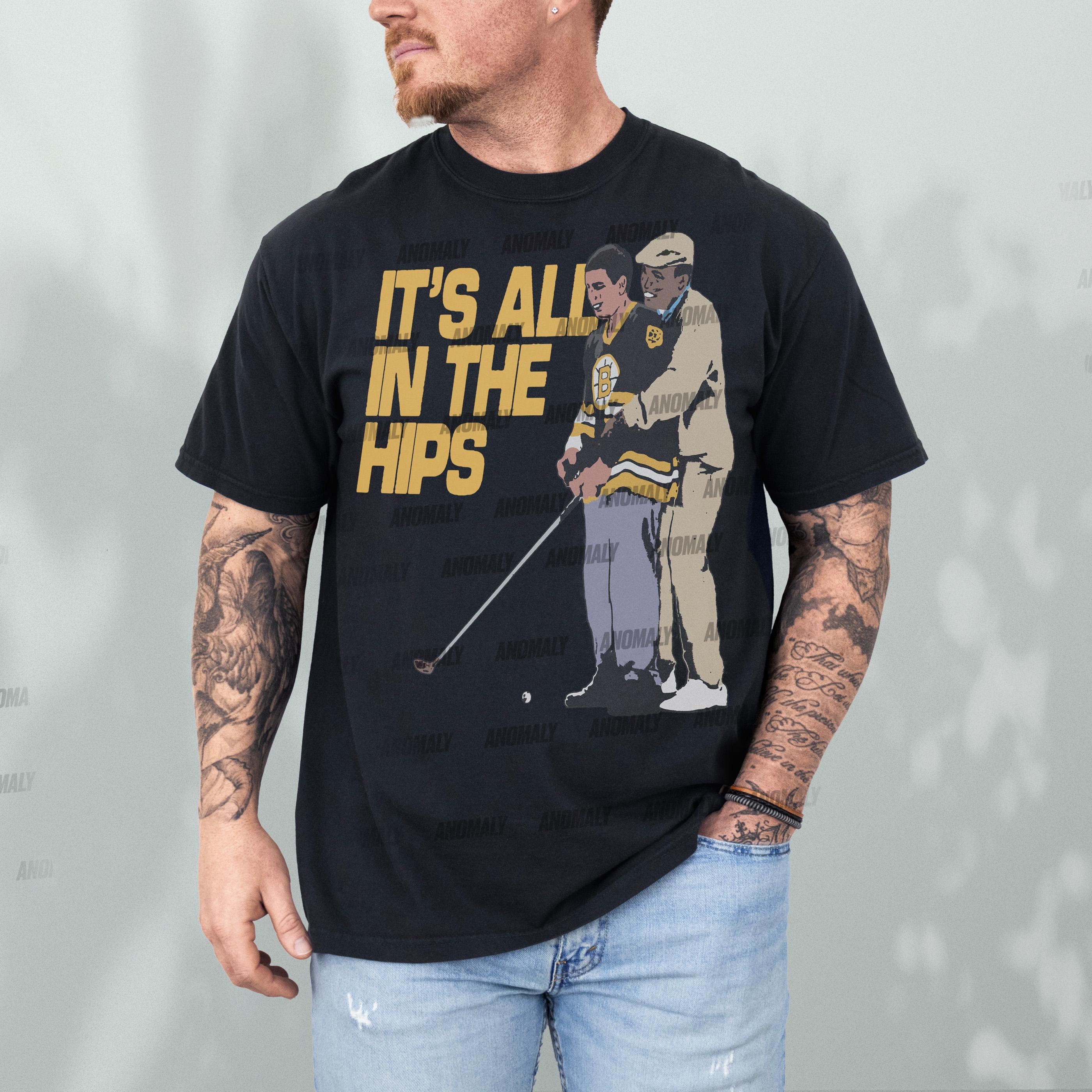 90s Golf Movie T-Shirt – It’s All in the Hips Funny Retro Tee