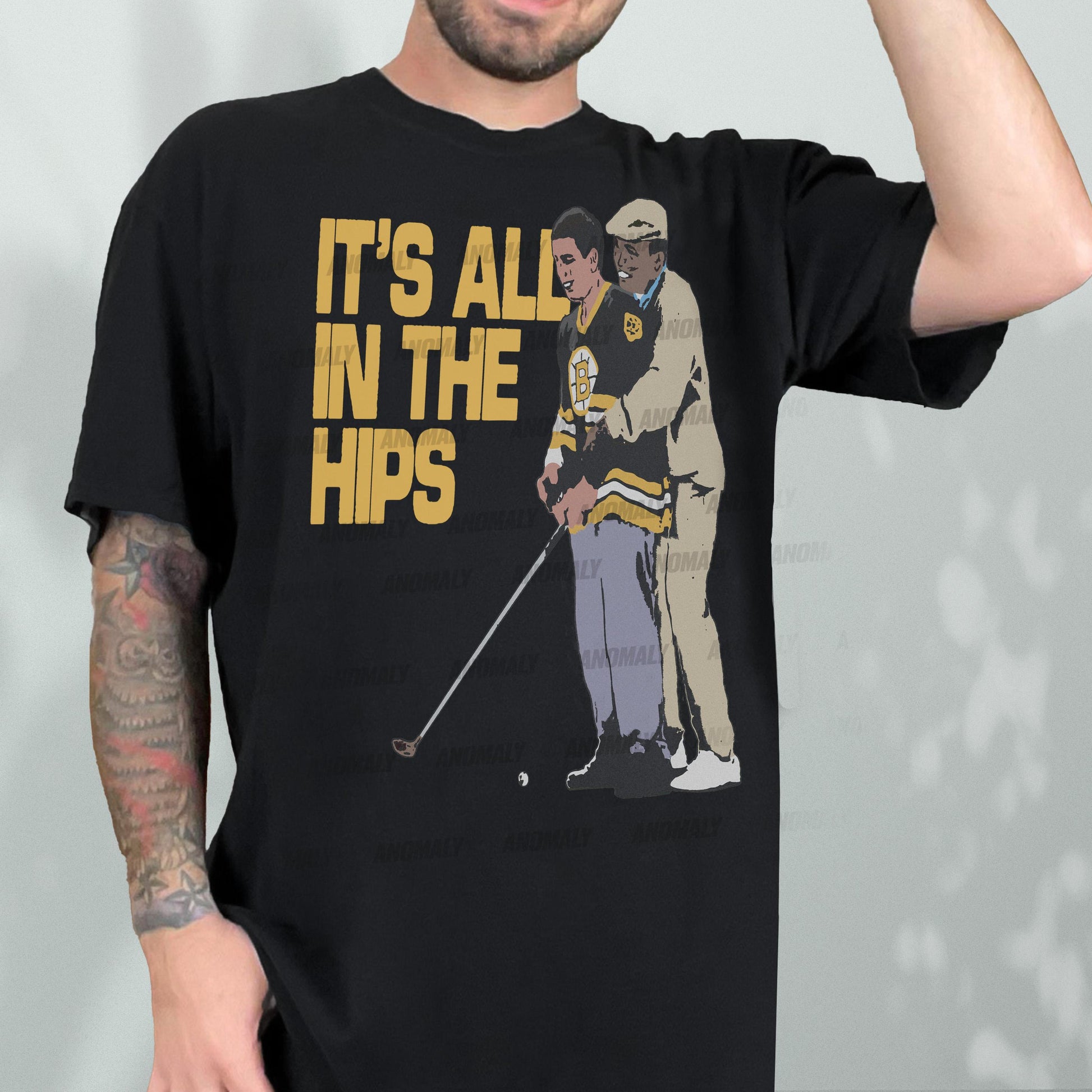 90s Golf Movie T-Shirt – It’s All in the Hips Funny Retro Tee