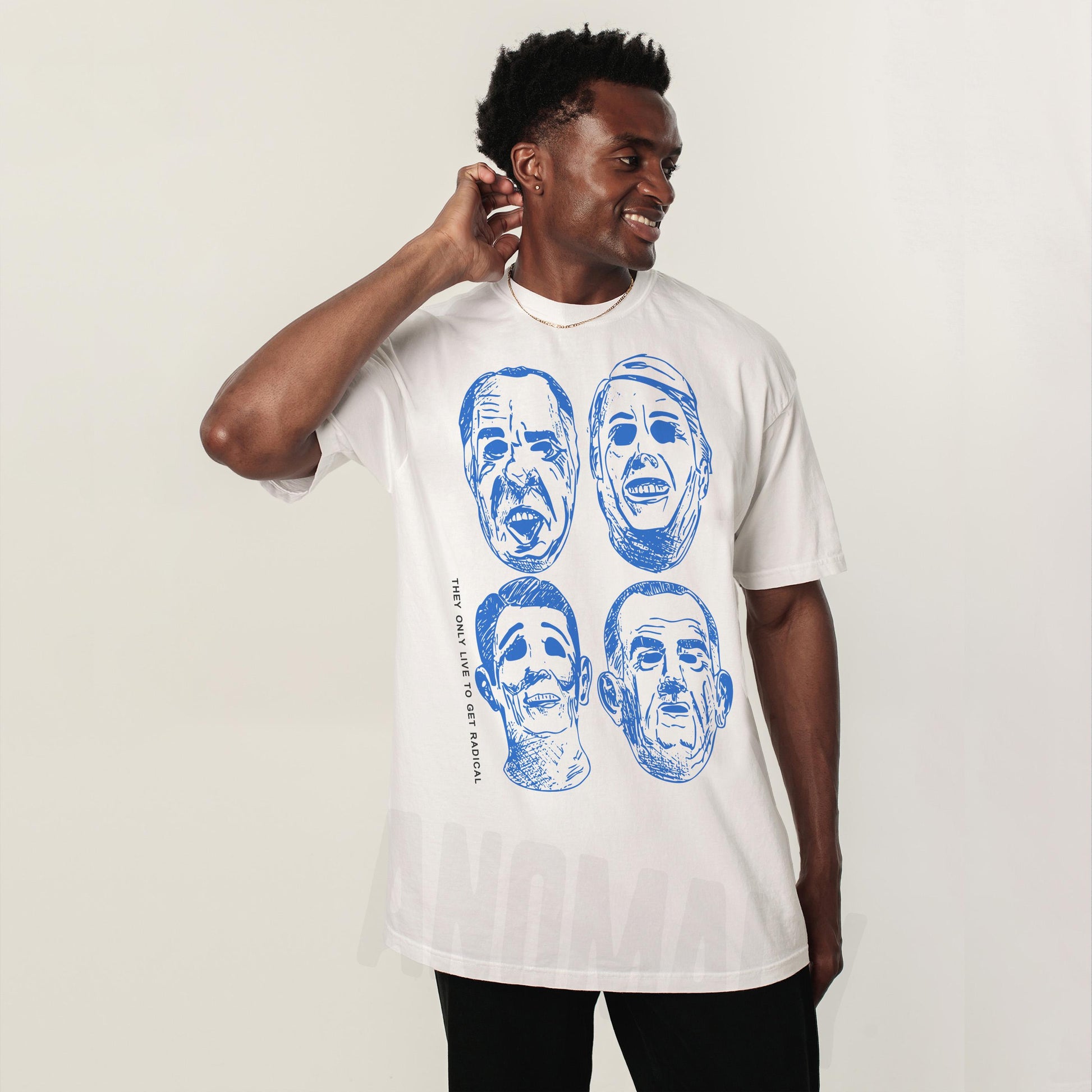 90s Action Movie T-Shirt – Bank Robbery Mask Vintage Graphic Tee