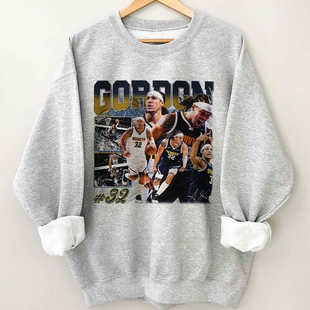 Aaron Gordon Vintage Bootleg T-Shirt – 90s Basketball Graphic Tee for Fans
