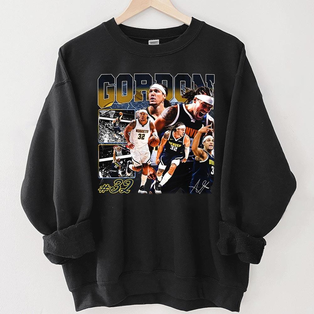Aaron Gordon Vintage Bootleg T-Shirt – 90s Basketball Graphic Tee for Fans