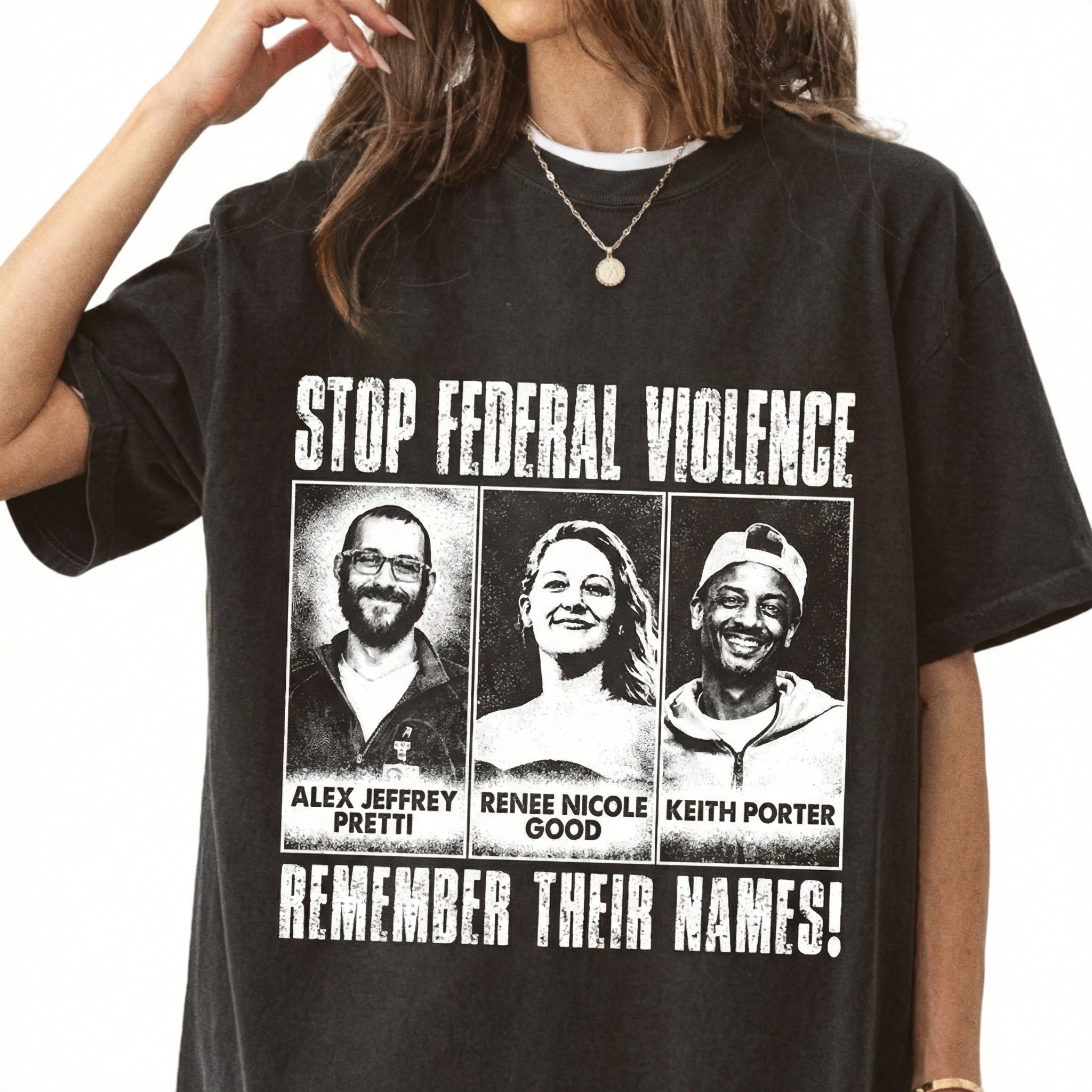 Abolish ICE Human Rights Protest T-Shirt – Immigration Justice Activism Tee