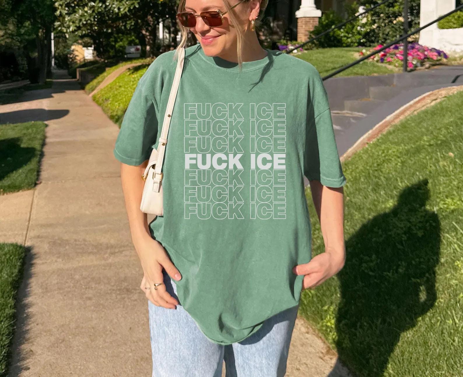 Abolish ICE Protest T-Shirt – Social Justice Resistance Graphic Tee – Unisex Activist Shirt