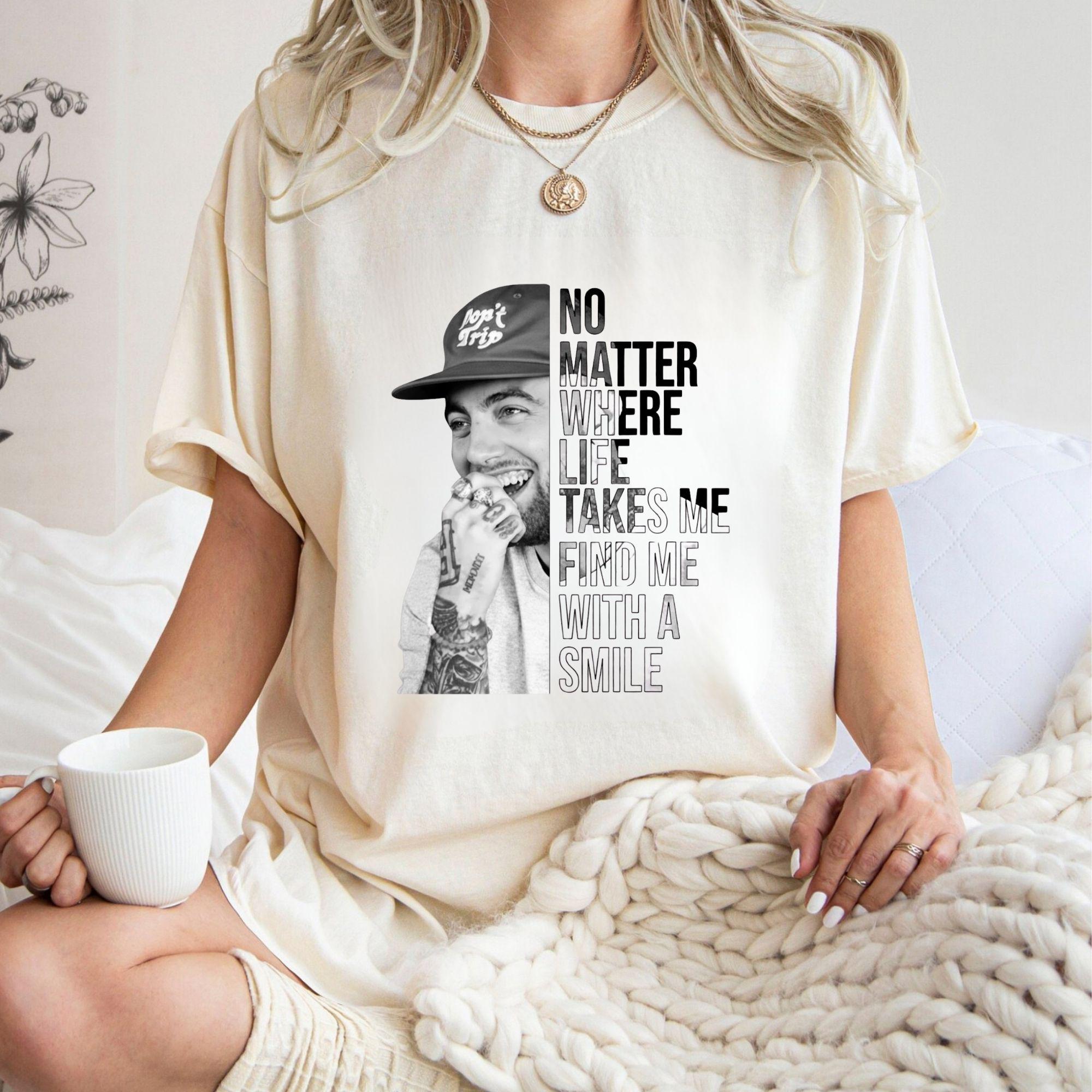 Aesthetic Mac Miller–Inspired T-Shirt – Retro Photo Quote Graphic Tee