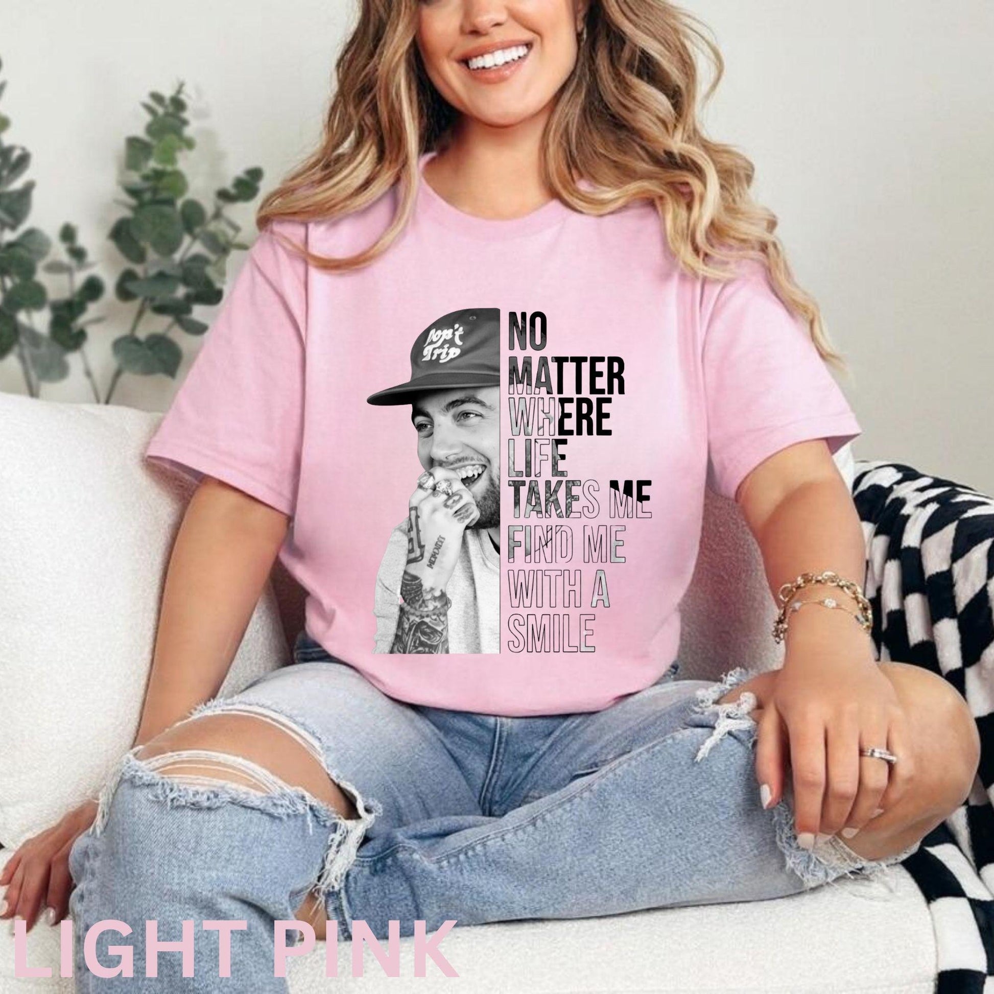 Aesthetic Mac Miller–Inspired T-Shirt – Retro Photo Quote Graphic Tee
