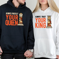 Always Protect Your King Queen Matching Hoodies For Couples