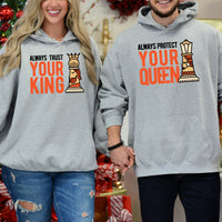 Always Protect Your King Queen Matching Hoodies For Couples