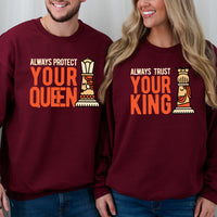 Always Protect Your King Queen Matching Hoodies For Couples