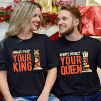 Always Protect Your King Queen Matching T-Shirts For Couples