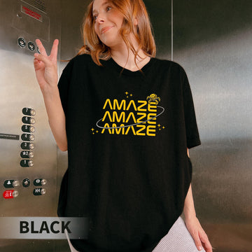 Amaze Amaze Amaze Graphic T-Shirt – Sci-Fi Reader Space Fan Gift Tee