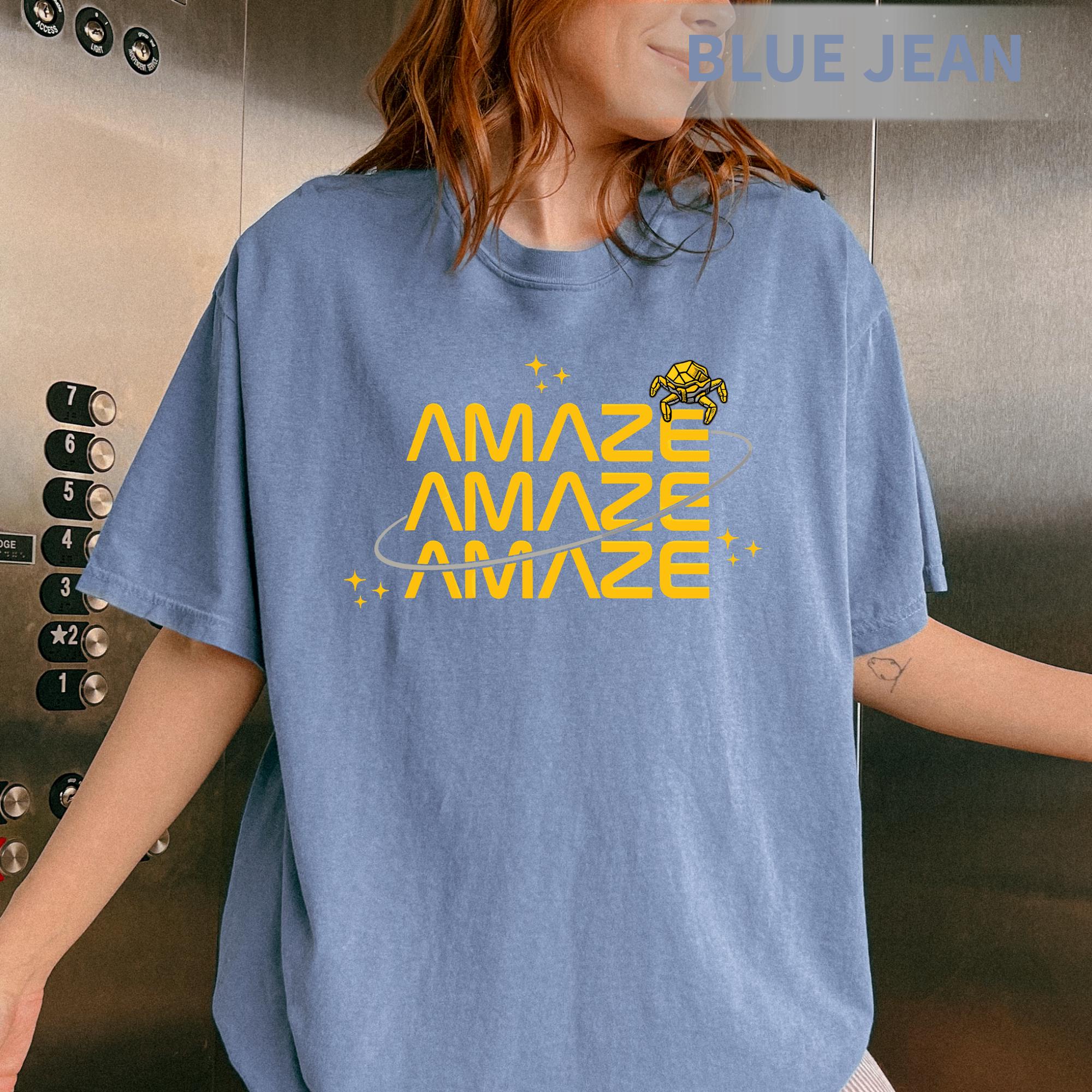 Amaze Amaze Amaze Graphic T-Shirt – Sci-Fi Reader Space Fan Gift Tee