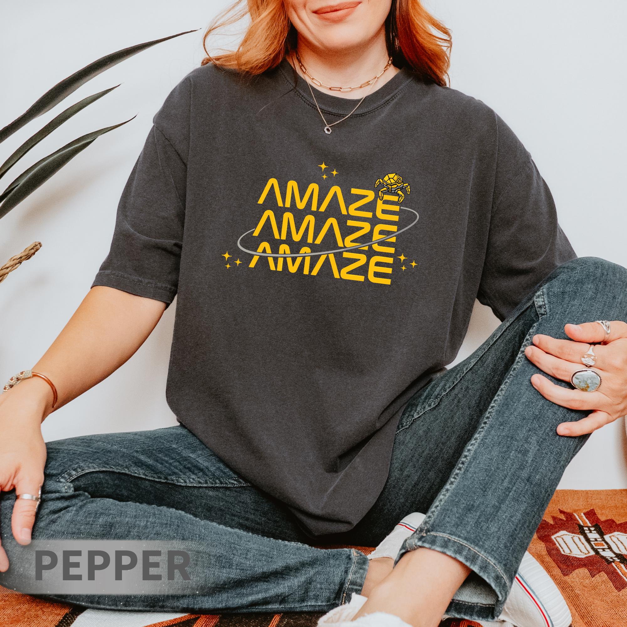 Amaze Amaze Amaze Graphic T-Shirt – Sci-Fi Reader Space Fan Gift Tee