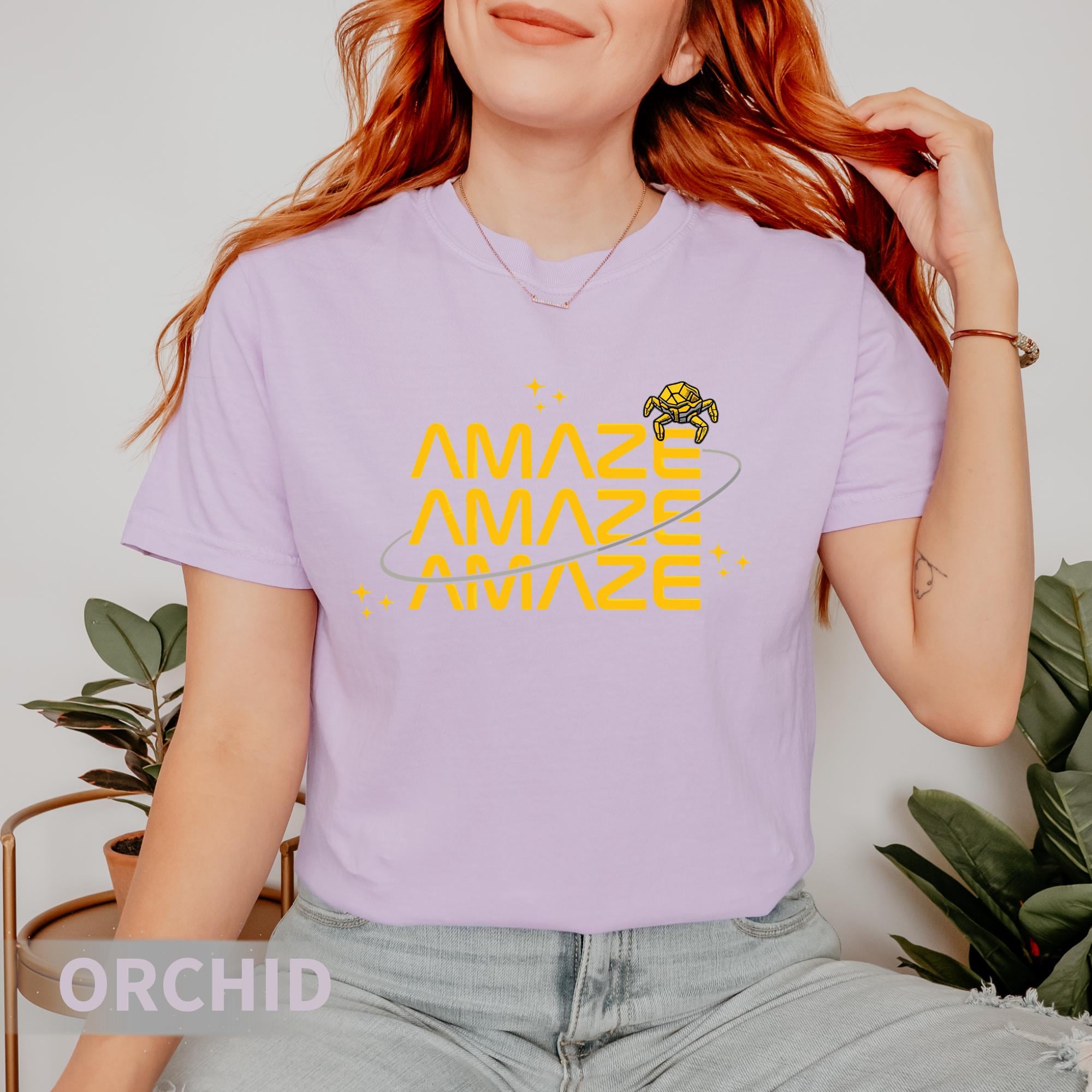 Amaze Amaze Amaze Graphic T-Shirt – Sci-Fi Reader Space Fan Gift Tee