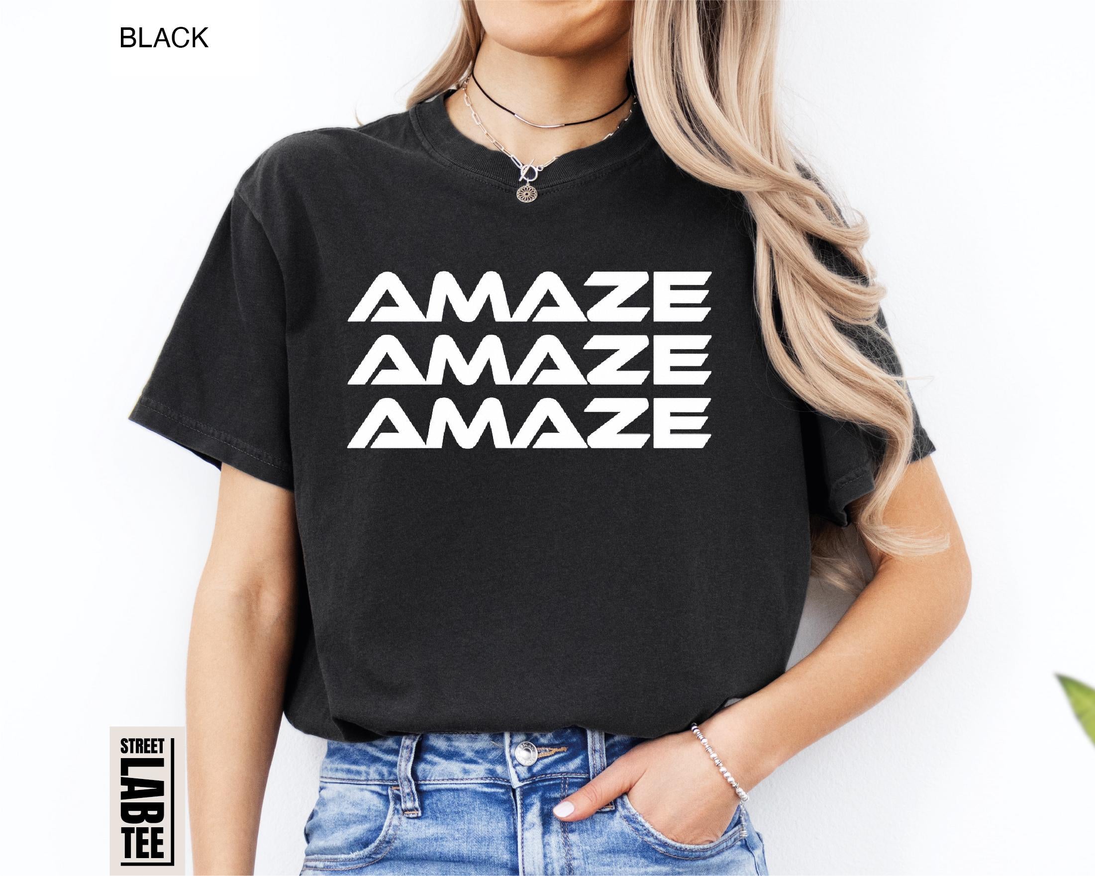 Amaze Amaze Amaze Sci-Fi Graphic T-Shirt – Space Lover Gift Tee