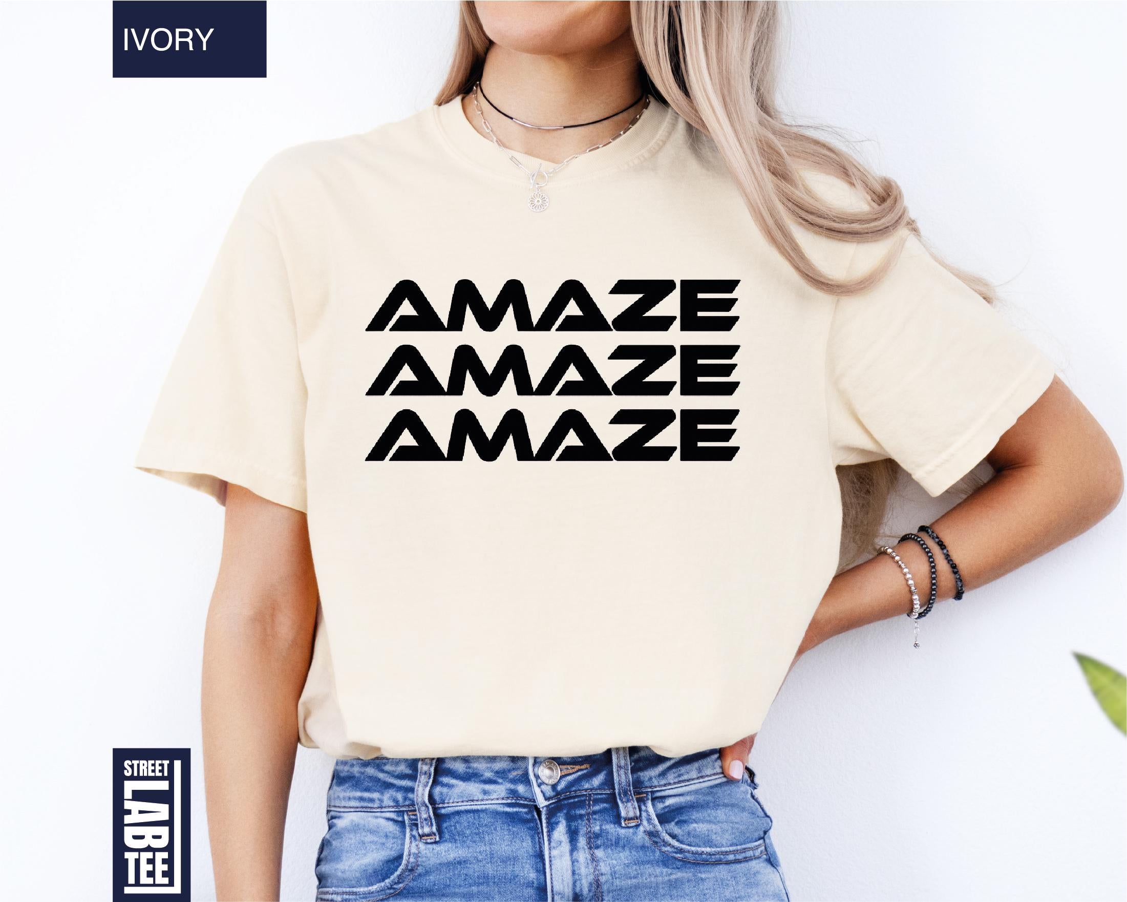 Amaze Amaze Amaze Sci-Fi Graphic T-Shirt – Space Lover Gift Tee