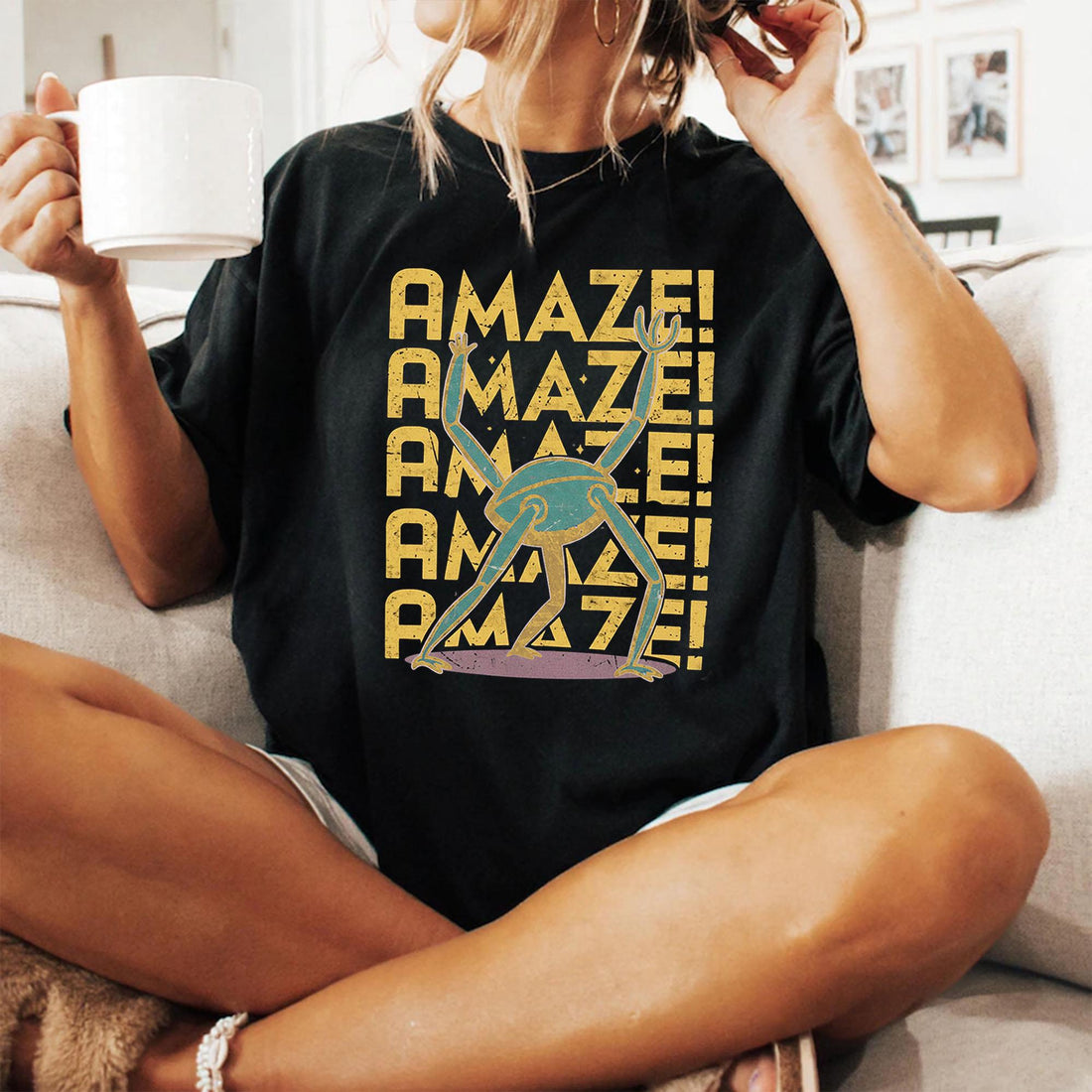 Amaze Amaze Amaze Shirt - Project Hail Mary Rocky Inspired Sci Fi Bookish T-Shirt