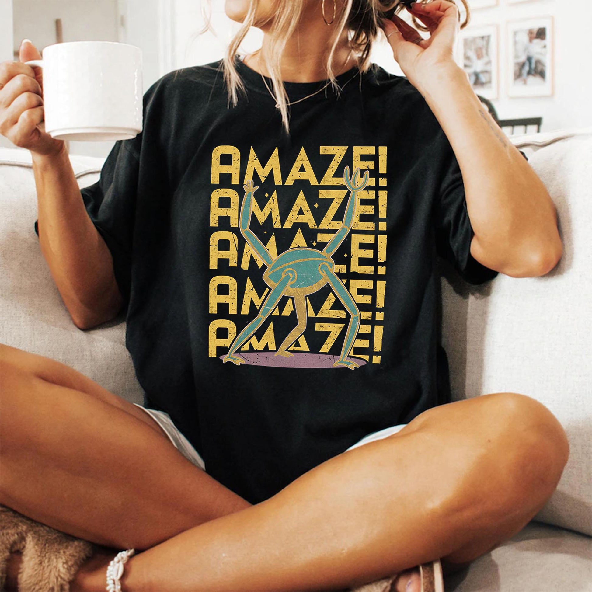 Amaze Amaze Amaze Shirt - Project Hail Mary Rocky Inspired Sci Fi Bookish T-Shirt