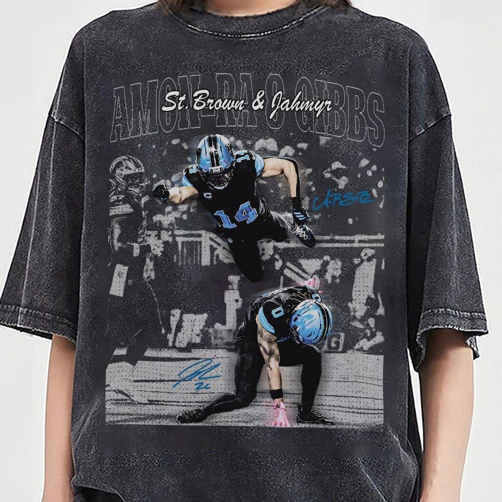 Amon-Ra St. Brown & Jahmyr Gibbs Fan Shirt – Game Day Tee