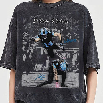Amon-Ra St. Brown & Jahmyr Gibbs Fan Shirt – Game Day Tee